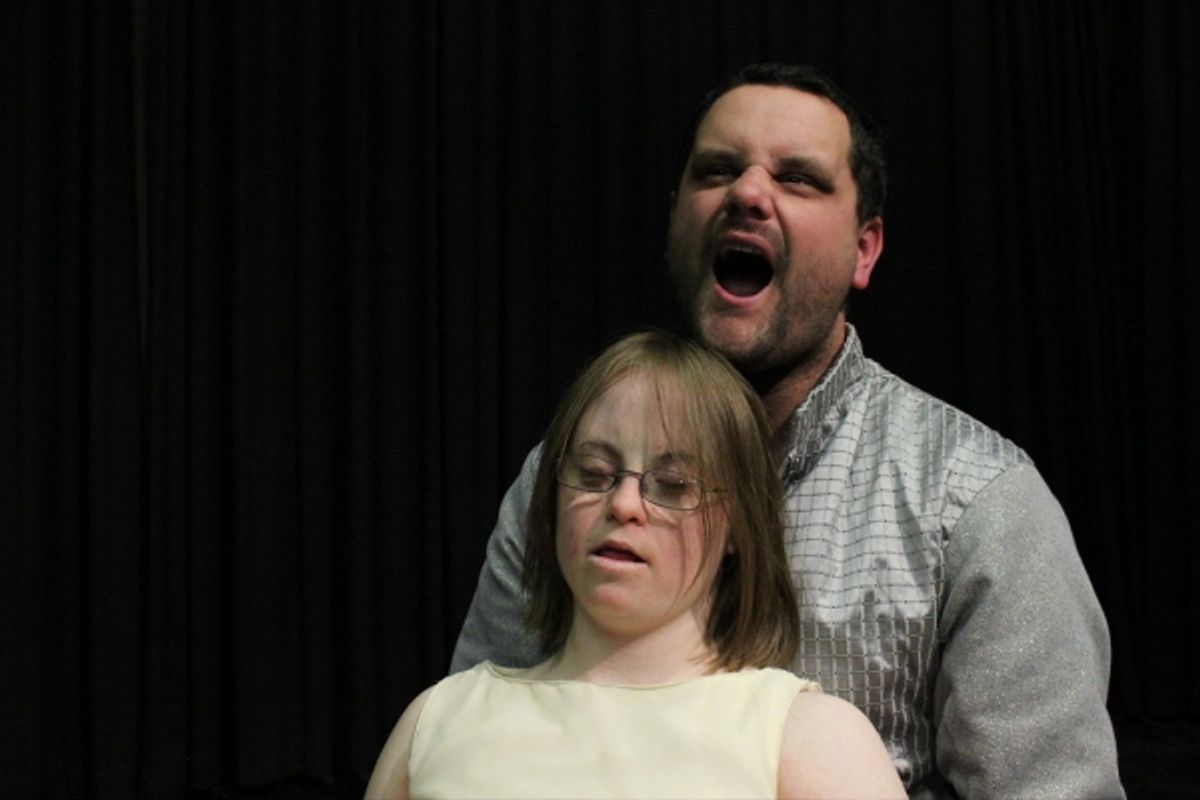 Katy Francis and James Elsworthy at Sneak Peak at Blue Apple Theatre's HAMLET - Starring Tommy Jessop