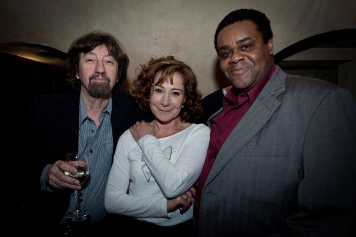 Trevor Nunn, Zoe Wanamaker and Clive Rowe at 