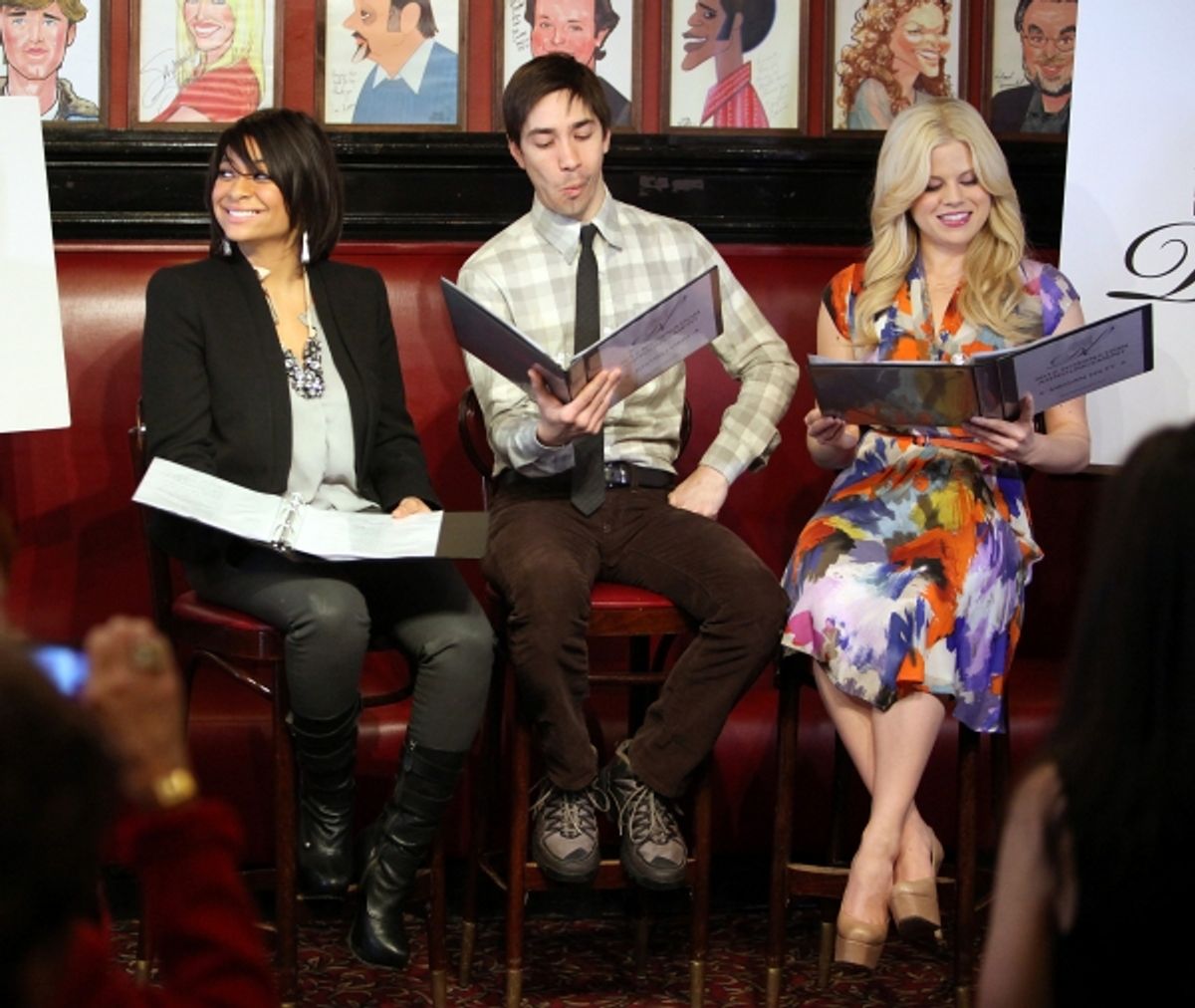 Raven-Symone, Justin Long, Megan Hilty  at 