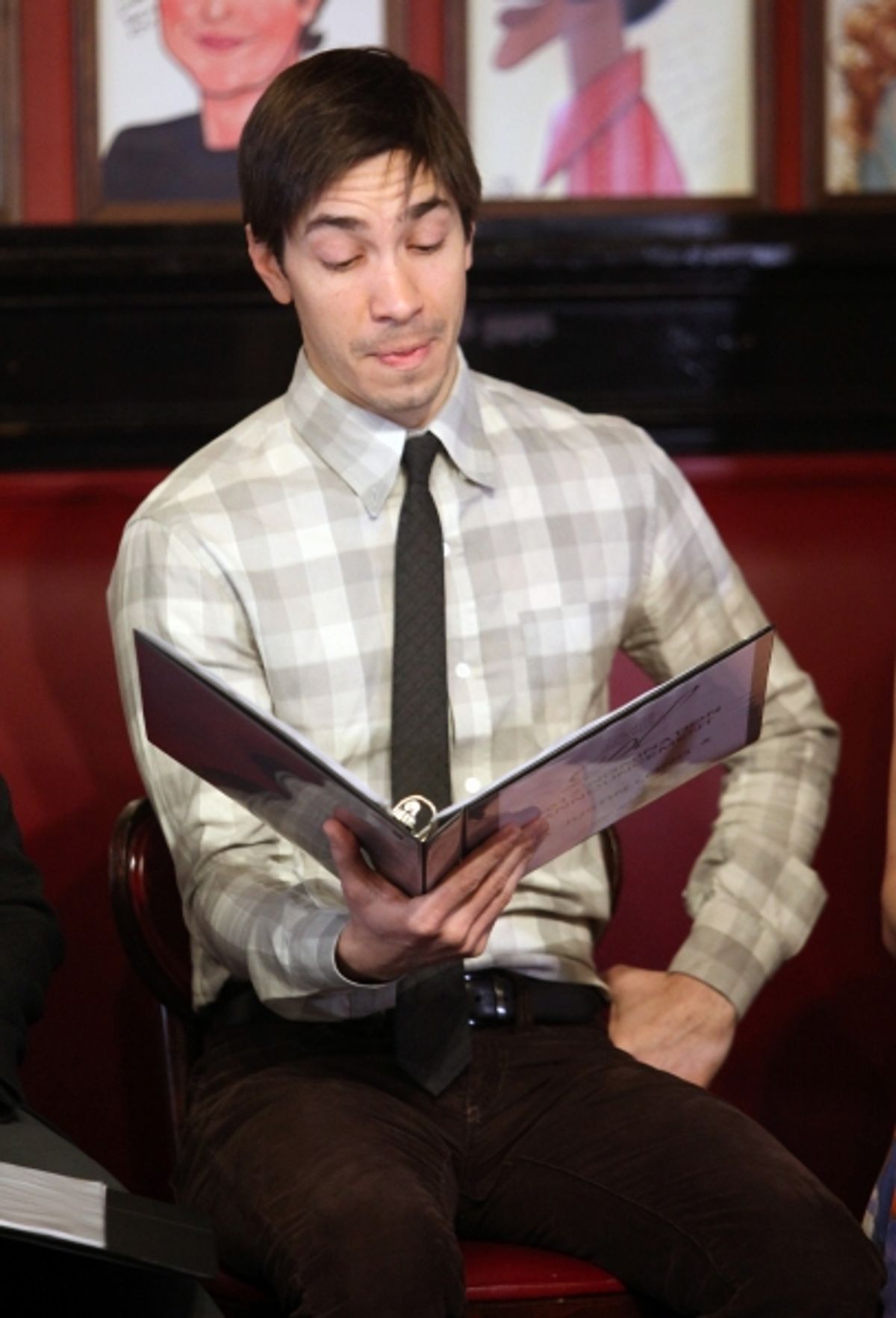 Justin Long at Megan Hilty, Justin Long & Raven-Symone Announce Drama League Nominations!