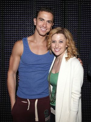 Richard Fleeshman & Caissie Levy  Photo