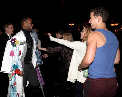 James Brown III , Caissie Levy & Richard Fleeshman Photo