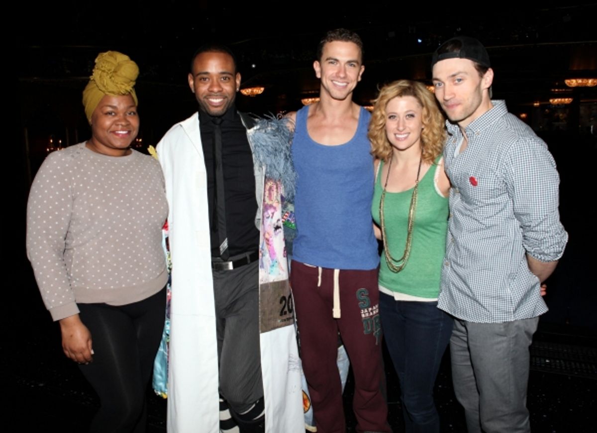 Da'Vine Joy Randolph, James Brown III, Richard Fleeshman, Caissie Levy & Bryce Pinkham  at 