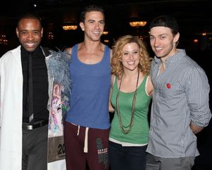 James Brown III, Richard Fleeshman, Caissie Levy & Bryce Pinkham  Photo