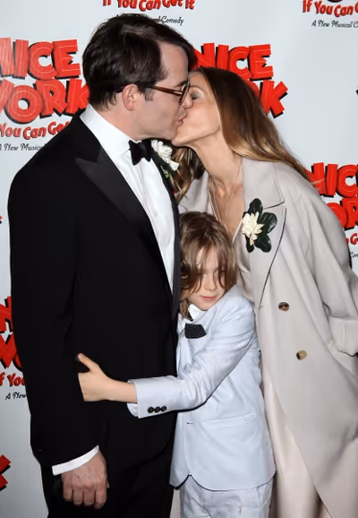 Matthew Broderick, Sarah Jessica Parker and James Wilke Broderick Photo