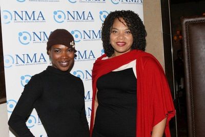 Playwright Director  Kenyetta Lethridge and producer Diana Zollicoffer of Innocent Fl Photo