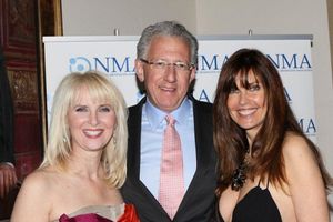 Honorees Sara Herbert-Galloway and Barry J. Klarberg  with Carol Alt Photo
