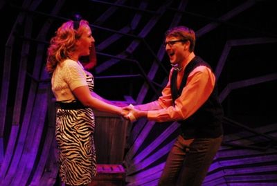  Erin Creighton (Audrey), John Sessler (Seymour) Photo