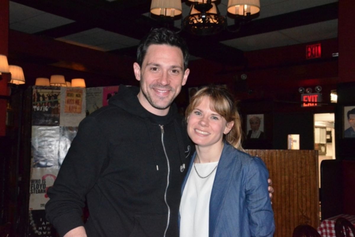 Steve Kazee and Celia Keenan-Bolger at 