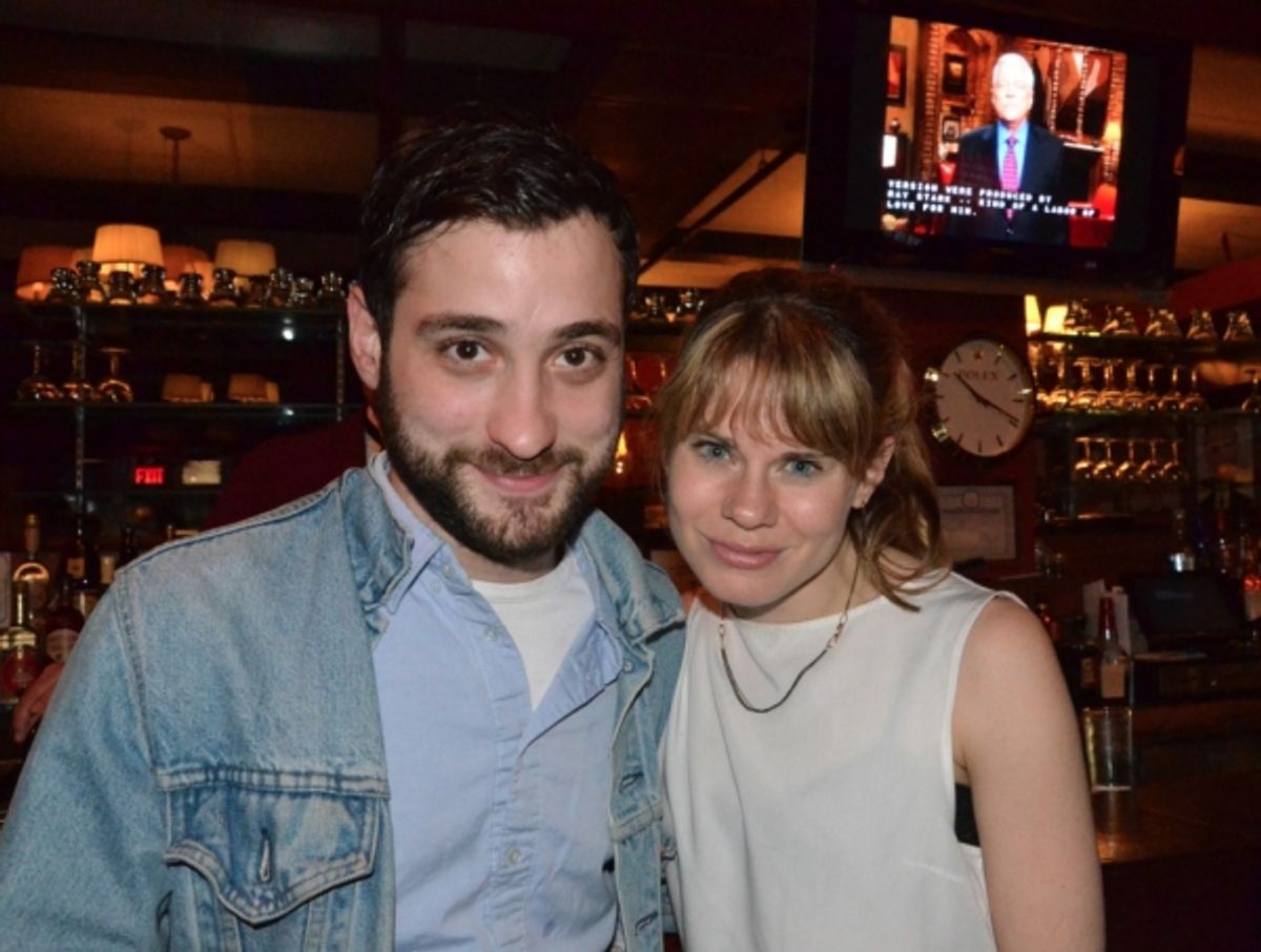 Teddy Bergman and Celia Keenan-Bolger at 