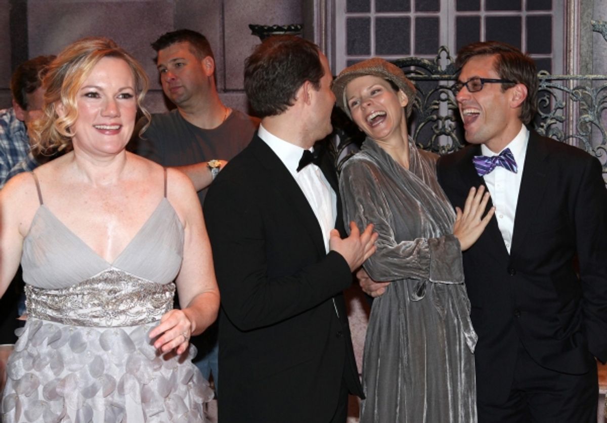 Kathleen Marshall, David Eggers (Gypsy Recepient - CURTAINS), Kelli O'Hara, Eric Sciotto (Gypsy Recepient - PAL JOEY)  at 