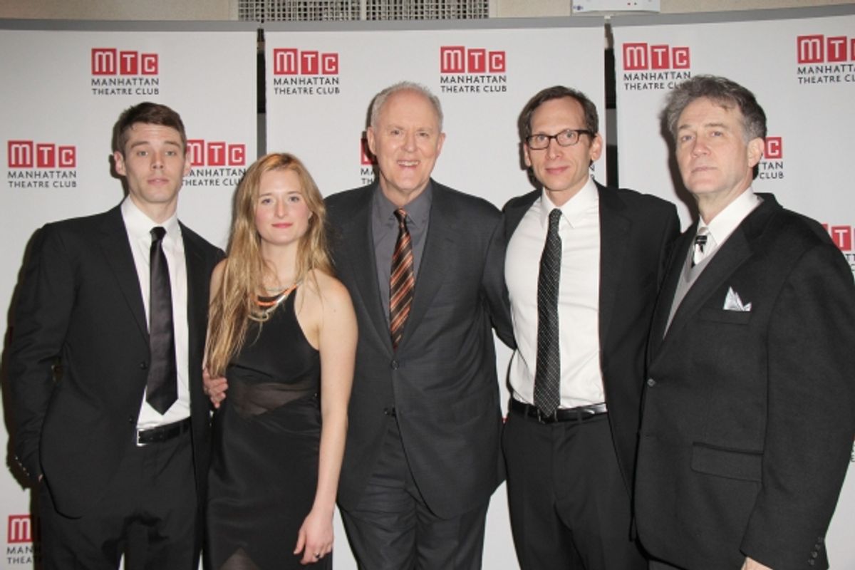 Brian J. Smith, Grace Gummer, John Lithgow, Stephen Kunken and Boyd Gaines at 