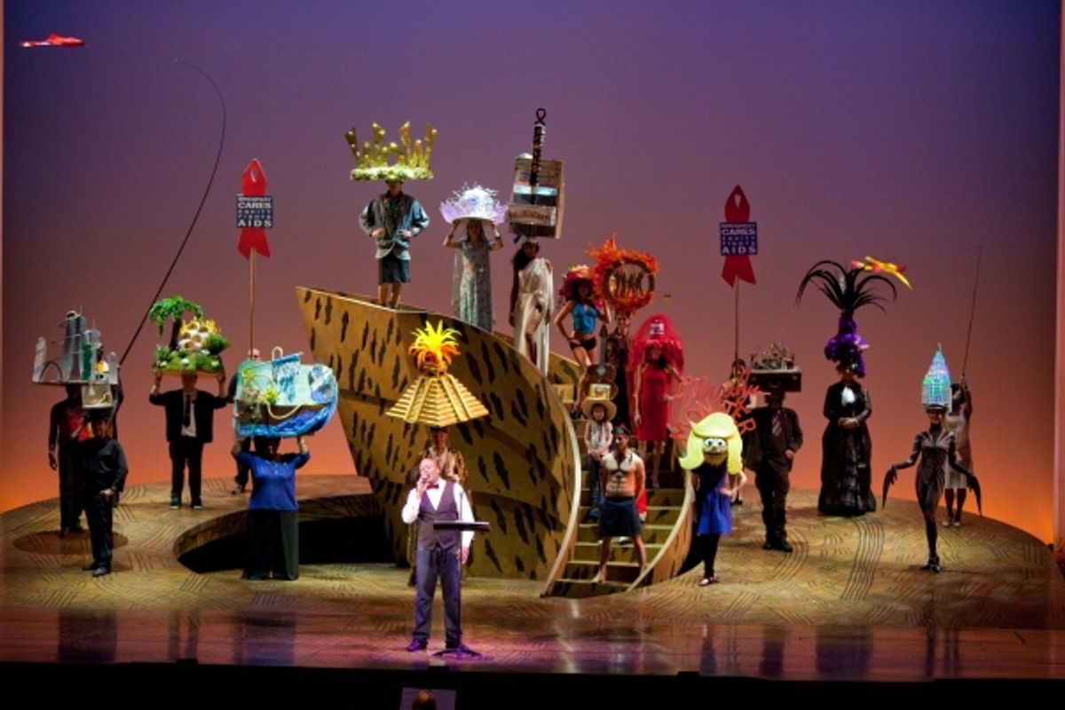 Titus Burgess and the Bonnets at BC/EFA Easter Bonnet Competition - Day 1!