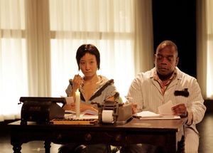 Susan Hyon as Sonya and Greig Sargeant as Vanya @ BroadwayWorld Susan Hyon as Sonya and Greig Sargeant as Vanya Photo