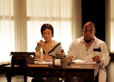 Susan Hyon as Sonya and Greig Sargeant as Vanya Photo