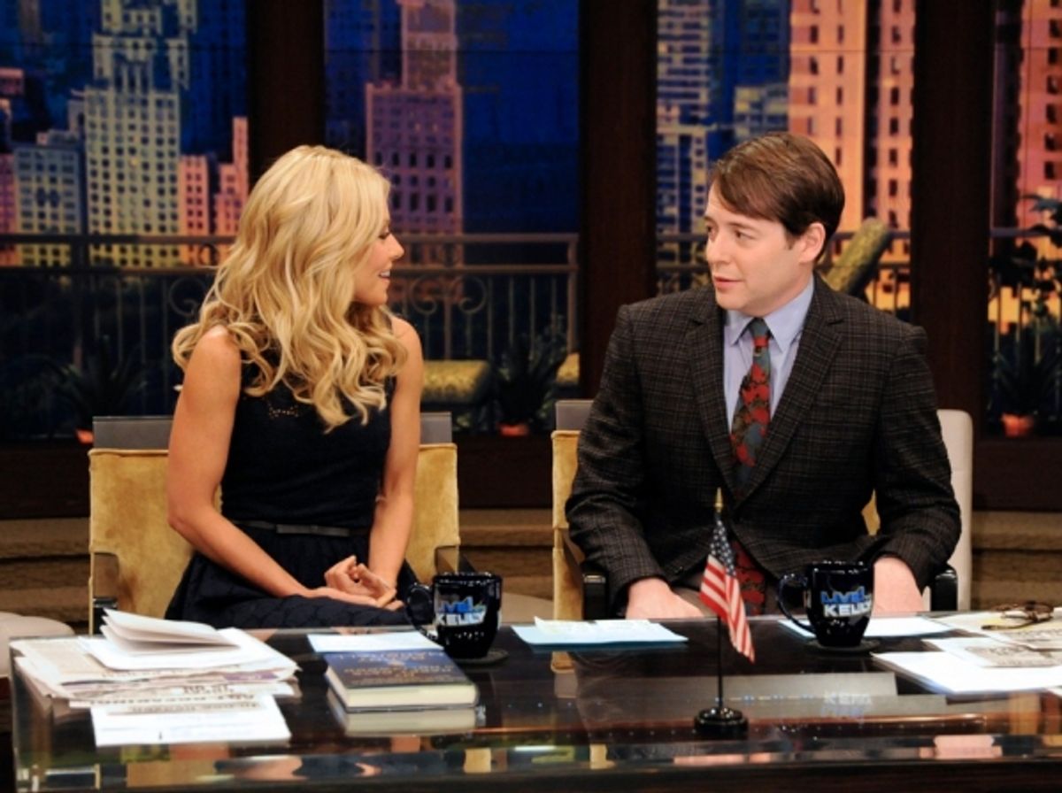 Kelly Ripa and Matthew Broderick at 