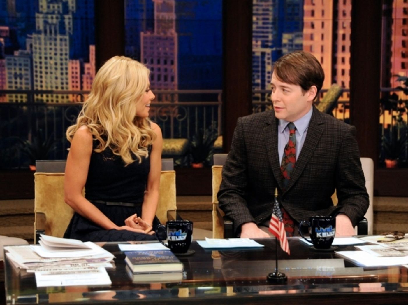 Photo Flash: Matthew Broderick on This Morning's LIVE! WITH KELLY  Image