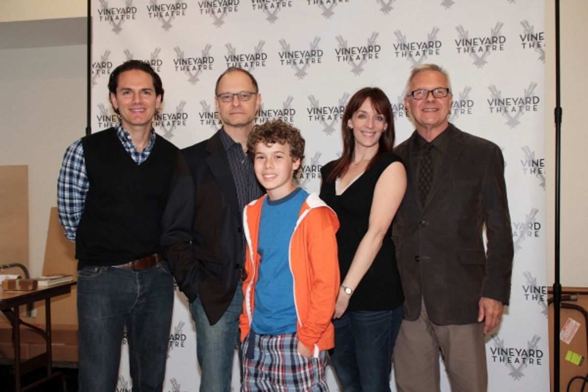 Paul Anthony Stewart, David Hyde Pierce, Jake Bennett Siegfried, Julia Murney, Walter Bobbie
 at 