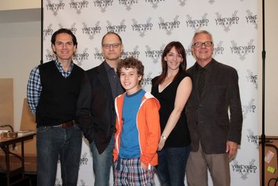 Paul Anthony Stewart, David Hyde Pierce, Jake Bennett Siegfried, Julia Murney, Walter Photo