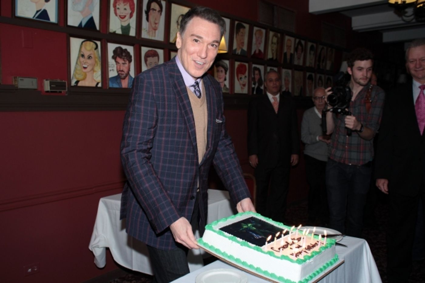 Photo Coverage: Patrick Page Gets a Birthday Caricature at Sardi's  Image