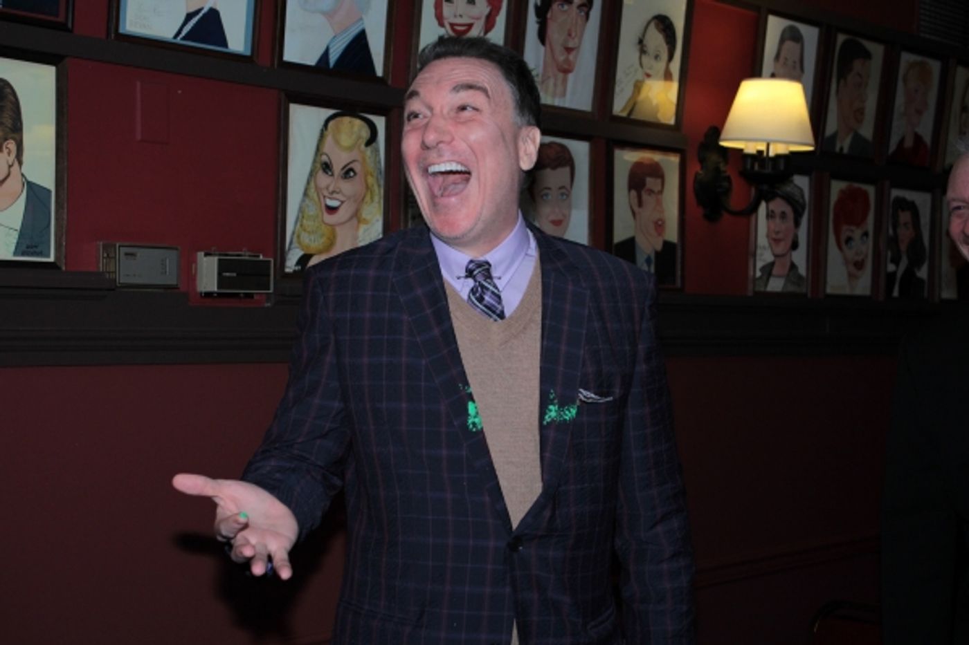 Photo Coverage: Patrick Page Gets a Birthday Caricature at Sardi's  Image