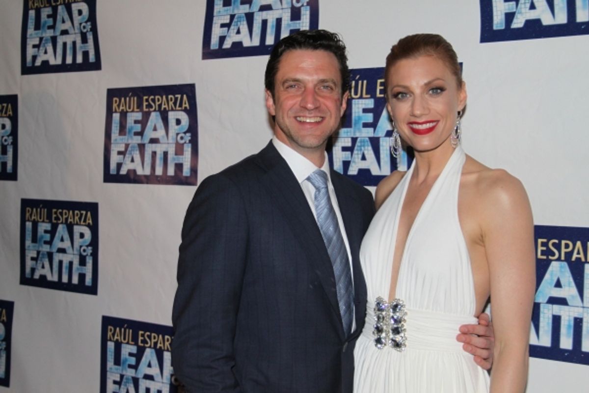 Raul Esparza and Jessica Phillips at 