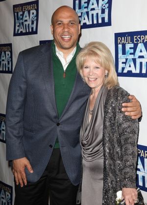 Cory Booker & Daryl Roth @ BroadwayWorld Cory Booker & Daryl Roth Photo