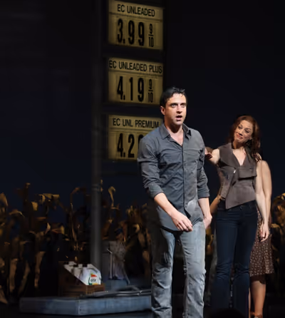 Raul Esparza & Jessica Phillips Photo