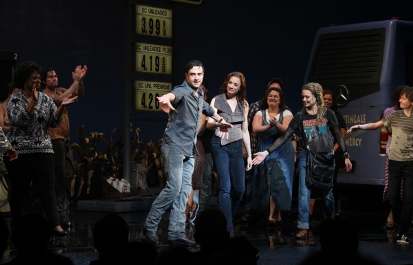 Photo Coverage:  LEAP OF FAITH - Opening Night Curtain Call!  Image