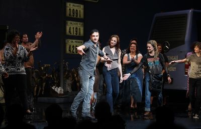 Leslie Odom Jr. Kecia Lewis-Evans, Raul Esparza,  Jessica Phillips, Kendra Kassebaum  Photo