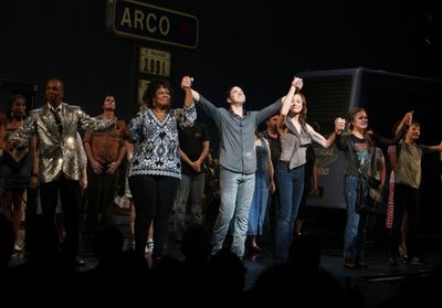 Leslie Odom Jr. Kecia Lewis-Evans, Raul Esparza,  Jessica Phillips, Kendra Kassebaum  Photo