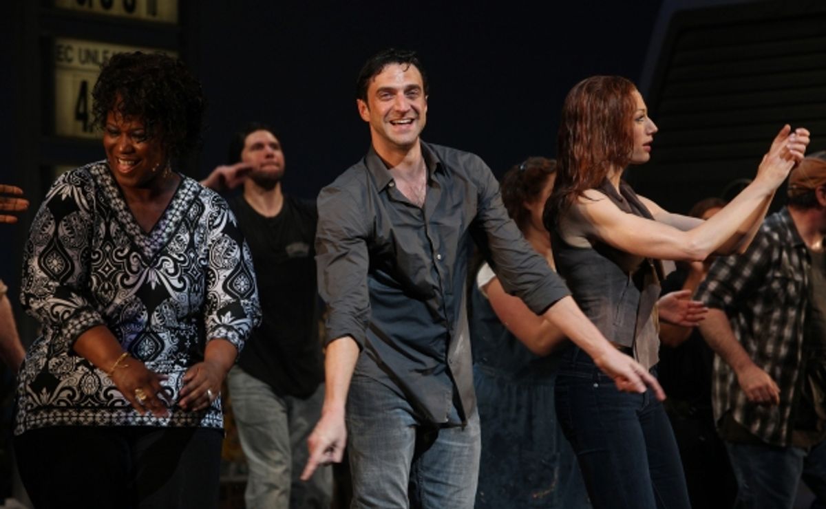Kecia Lewis-Evans, Raul Esparza & Jessica Phillips at 