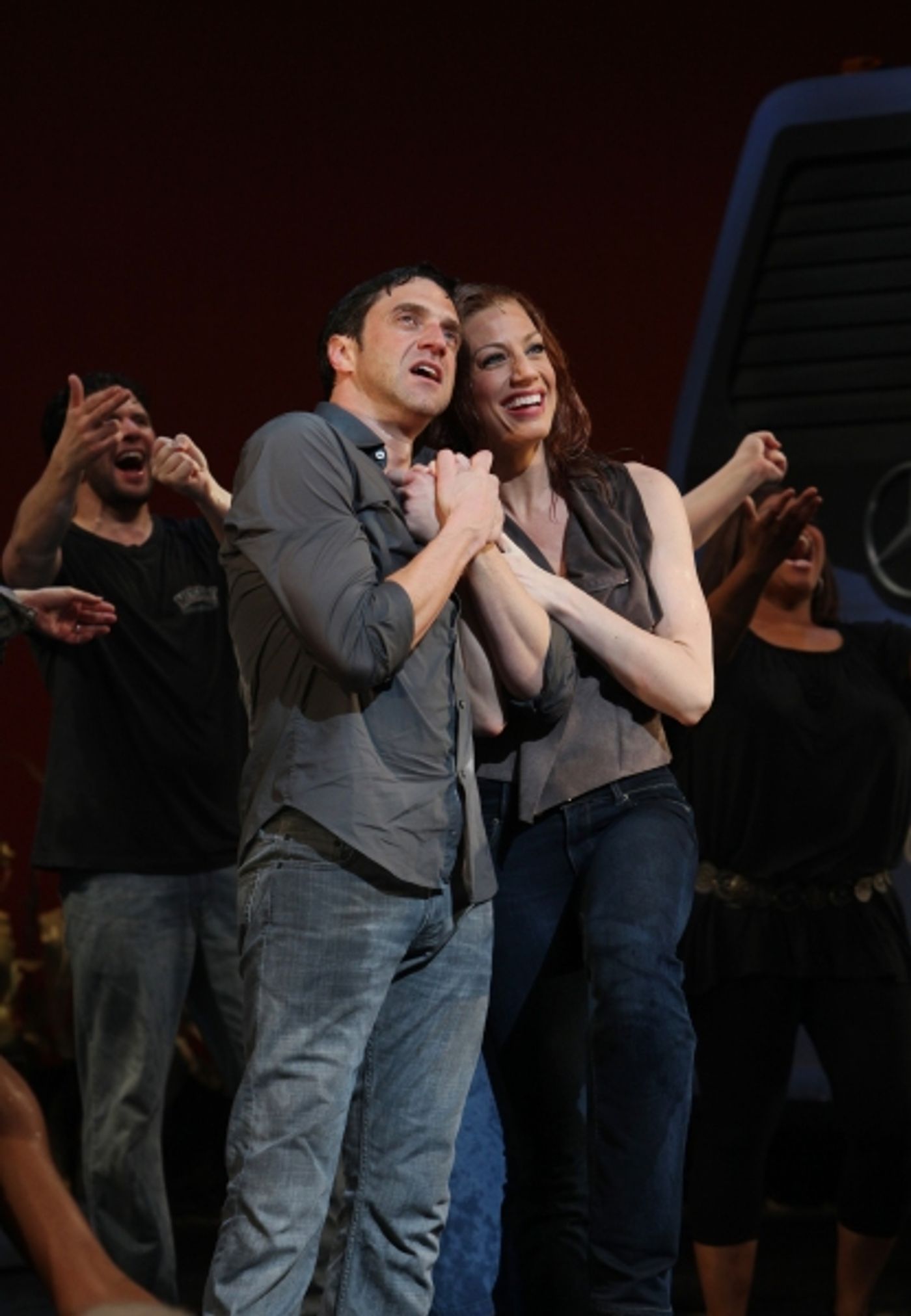 Photo Coverage:  LEAP OF FAITH - Opening Night Curtain Call!  Image