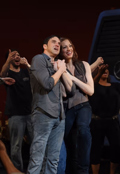 Raul Esparza & Jessica Phillips Photo