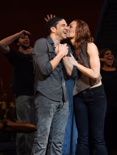 Raul Esparza & Jessica Phillips Photo