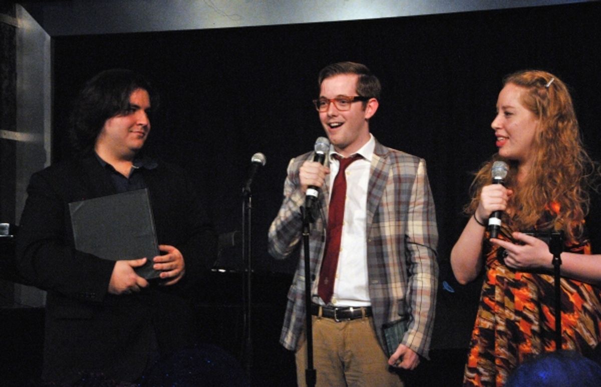 Caleb Hoyer, Kevin Michael Murphy, and Jennifer Ashley Tepper at 