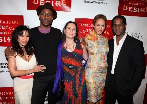 Daphne Rubin-Vega, Wood Harris, Emily Mann, Nicole Ari Parker and Blair Underwood. Ph Photo