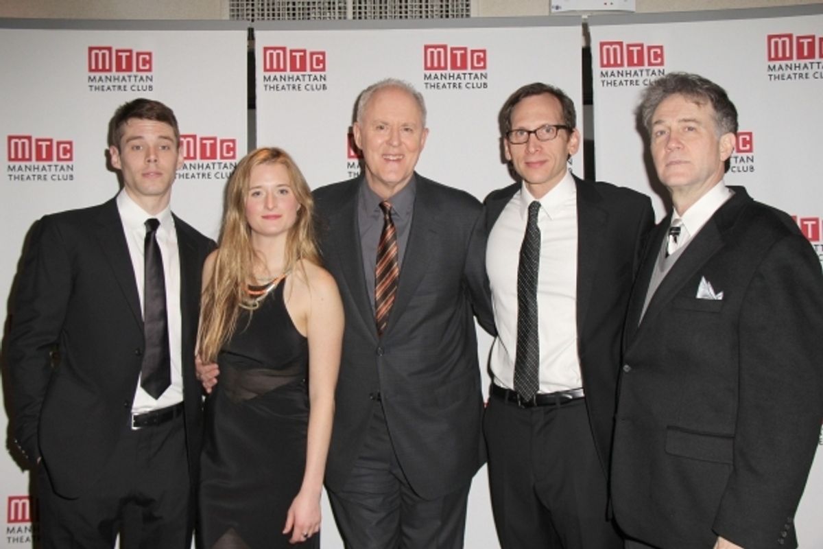 Brian J. Smith, Grace Gummer, John Lithgow, Stephen Kunken and Boyd Gaines at 