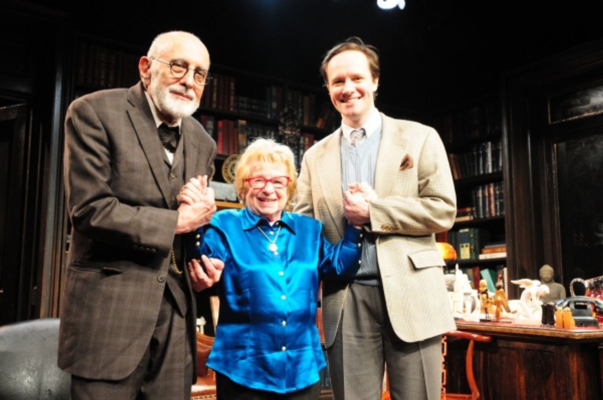 George Morfogen, Dr. Ruth, Jim Stanek at 