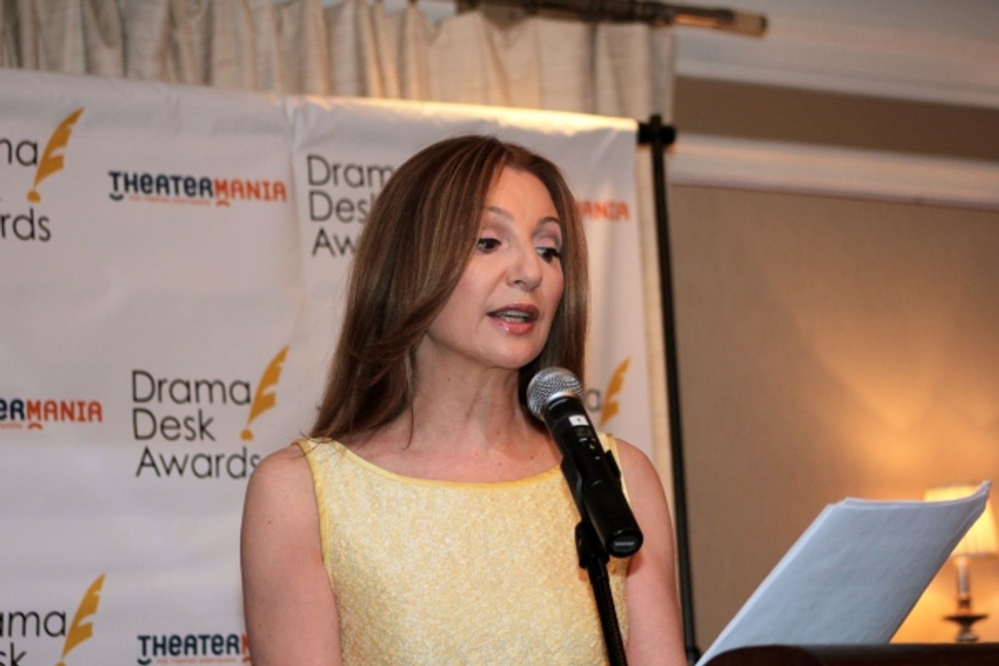 Photo Coverage: Donna Murphy & Brian d'Arcy James Announce Drama Desk Nominations!  Image