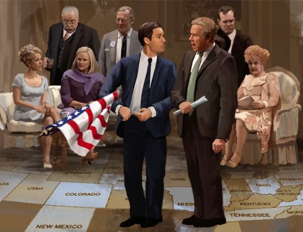 Eric McCormack, John Laroquette and the cast of The Best Man Photo