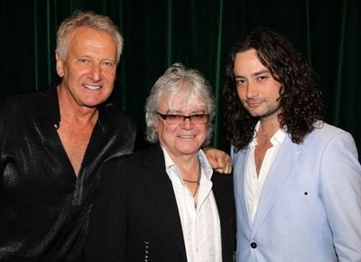 Graham Russell and Russell Hitchcock of Air Supply, and Constantine Maroulis Photo