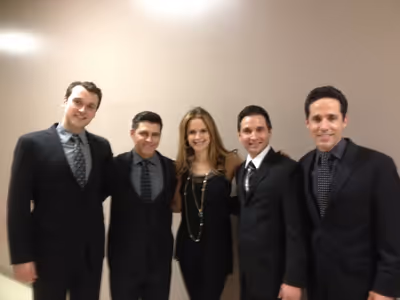 Rob Marnell, Deven May, Kelly Preston, Travis Cloer, Jeff Leibow Photo