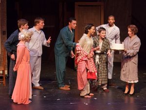 Olivia Adams, Justin Williams, Braidon Nutting, Jordan Crowders, Alex Pote, Dillon Slagle, Silas Chester, Jenny DeDario @ BroadwayWorld Olivia Adams, Justin Williams, Braidon Nutting, Jordan Crowders, Alex Pote, Dillon Sl Photo