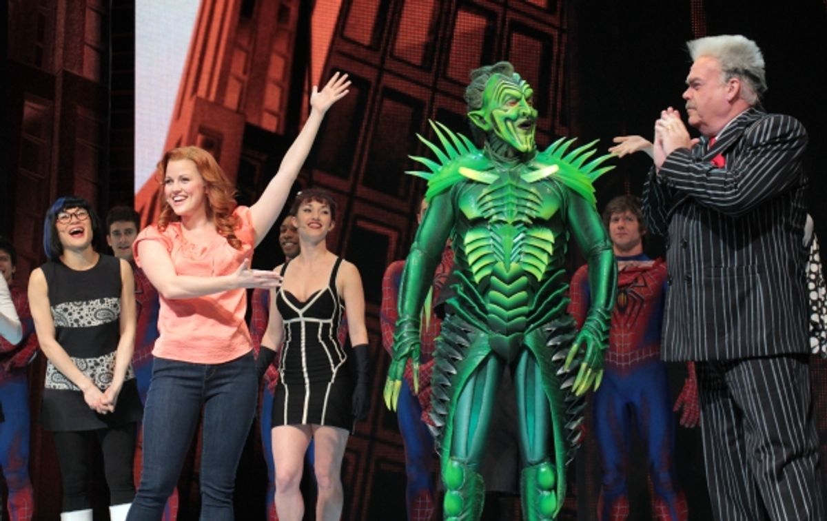 Rebecca Faulkenberry, Patrick Page, Michael Mulheren at 