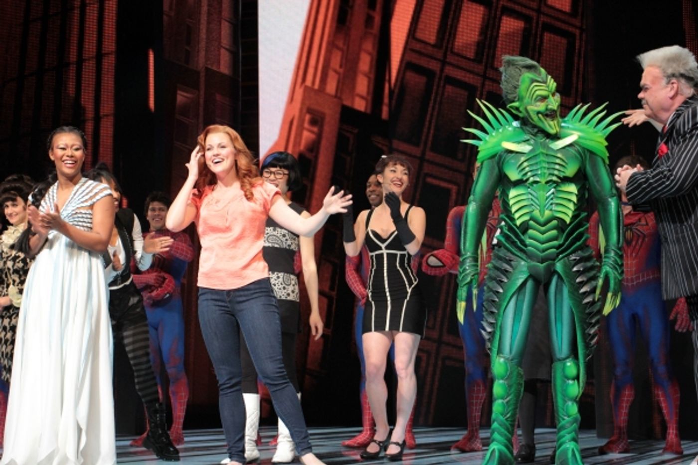 Photo Coverage: Cast of SPIDER-MAN Celebrates Patrick Page's Birthday!  Image