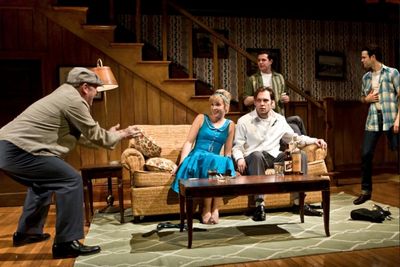 Gordon Clapp, Claire van der Boom, Theo Stockman, Dennis Staroselsky and Jonny Orsini Photo