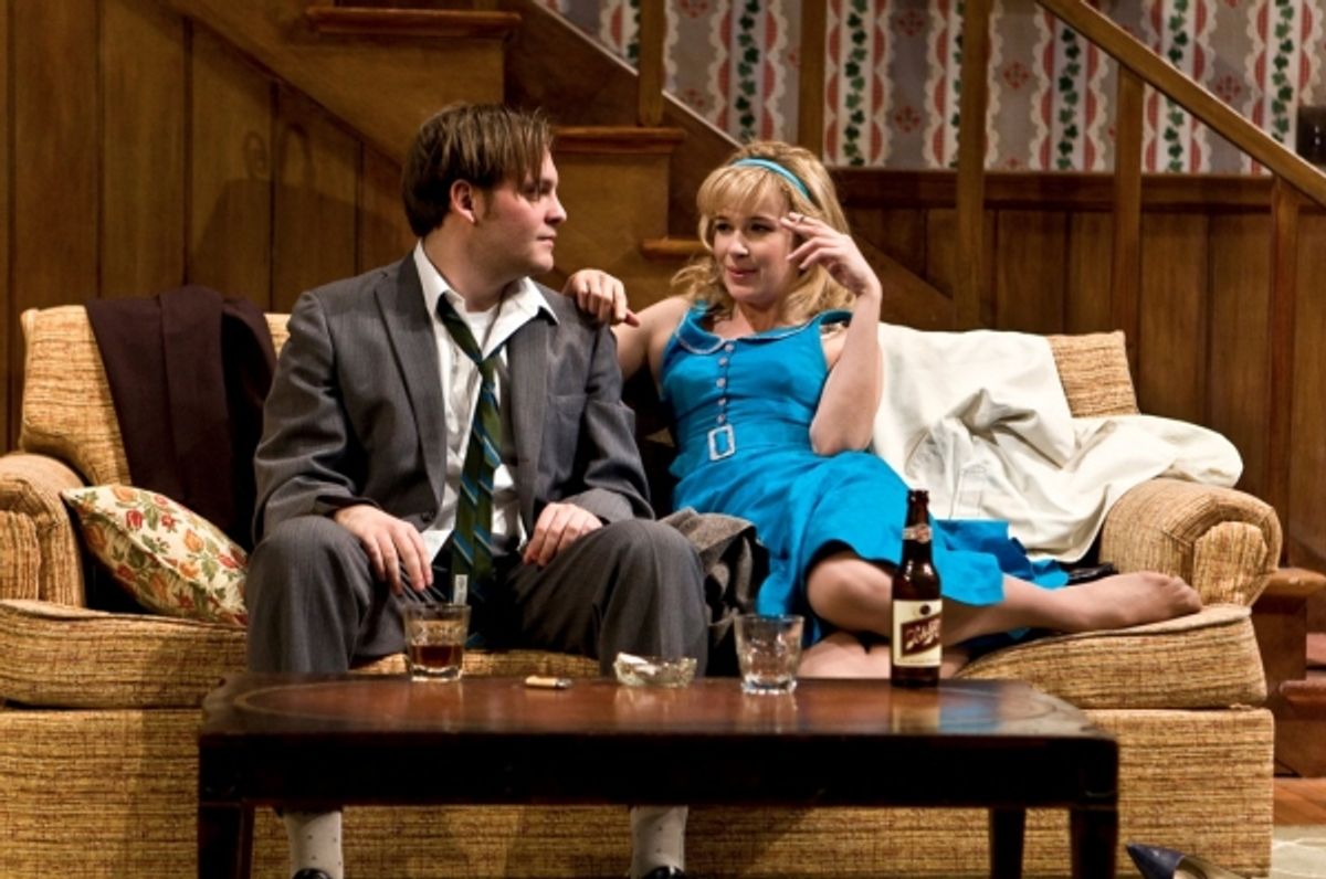 Theo Stockman and Claire van der Boom at 