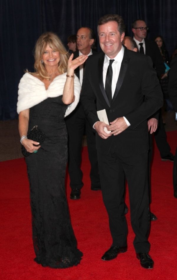 Goldie Hawn & Piers Morgan Photo