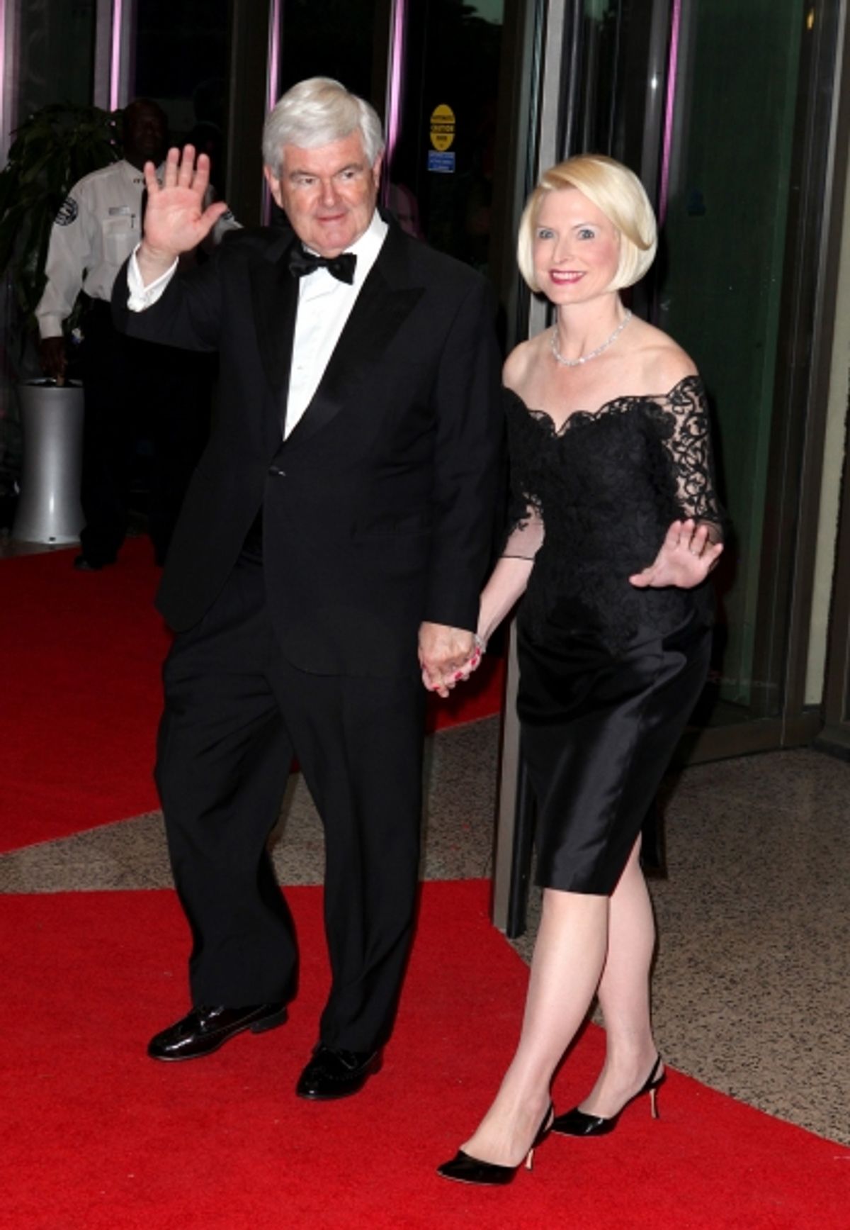 Newt Gingrich and wife Callista at 